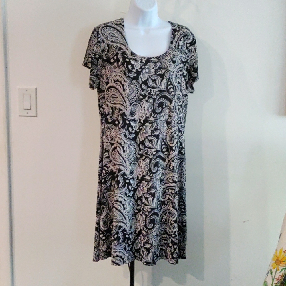Dress Black White / Medium